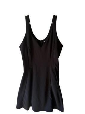 Speechless Black V-Neck Sleeveless Peplum Dress w/ Pockets XL
